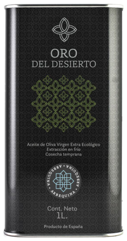 Oro del Desierto Arbequina ecológico 1 L