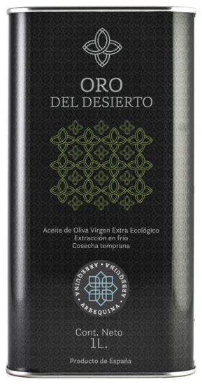 Oro del Desierto Arbequina ecológico 1 L