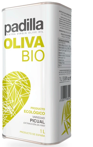 Padilla Oliva Bio, Caja de 12 latas de 1 L