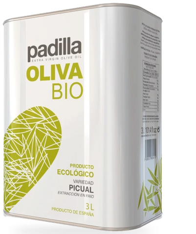 Padilla Oliva Bio, Caja de 4 latas de 3 L