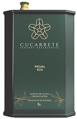 Cucarrete Organic Picual, 3 L tin