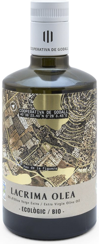 Botella de aceite ecológico 250ml de lacrima olea