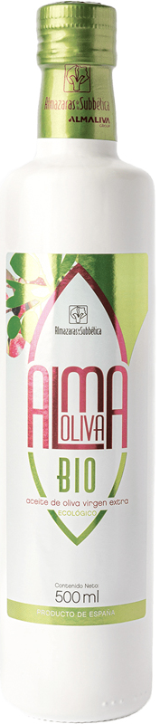 Almaoliva Bio, huile d'olive vierge extra, bouteille 500 ml