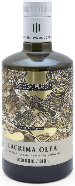 Botella de aceite ecológico 500ml de lacrima olea