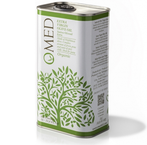 Lata aceite organico 1 litro omed