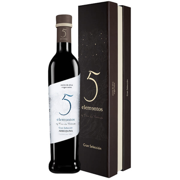 Botella 5 Elementos Gran Selección Arbequina Estuche 1×500 ml