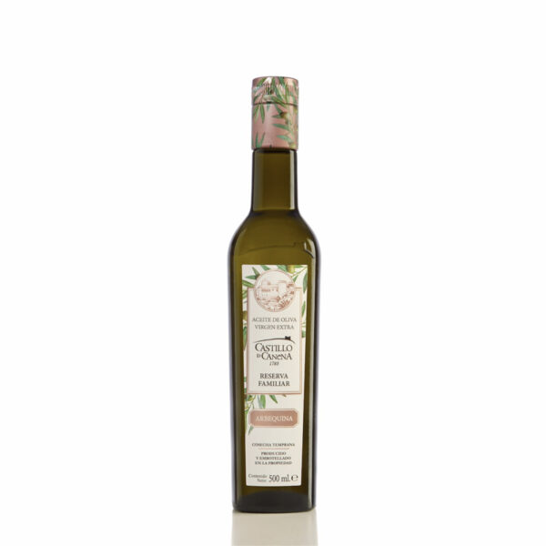 Botella Reserva Familiar Arbequina 500ml Aceite Castillo de Canena