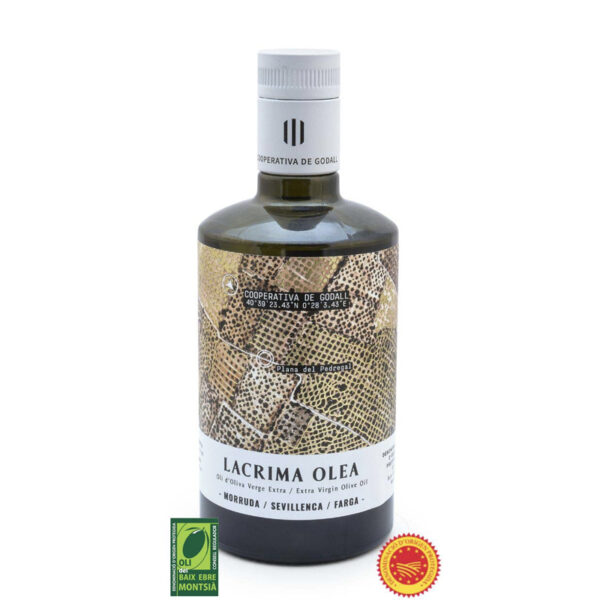 Botella aceite coupage denominacion de origen 250ml lacrima olea