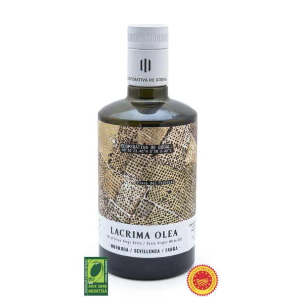 Botella aceite coupage denominacion de origen 500ml lacrima olea