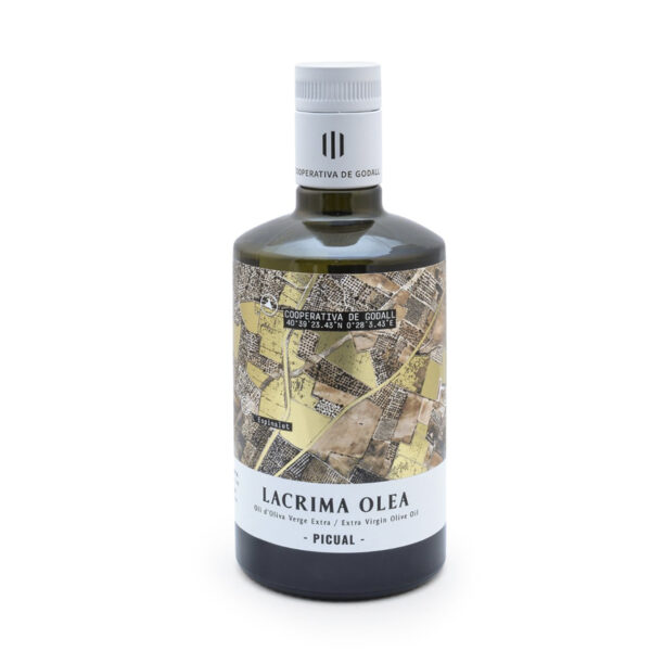 Botella aceite variedad picual con denominación de origen 250ml lacrima olea