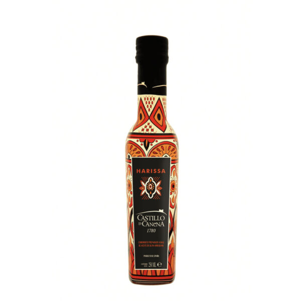 Botella con Harissa 500ml de Aceite de Castillo de Canena