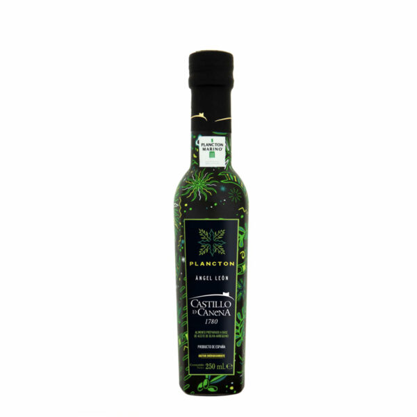 Botella de aceite con plancton 250ml aceite de castillo de canena