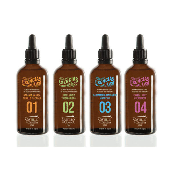 Pack Esencias Naturales & Co 4x100ml aceite de castillo de canena