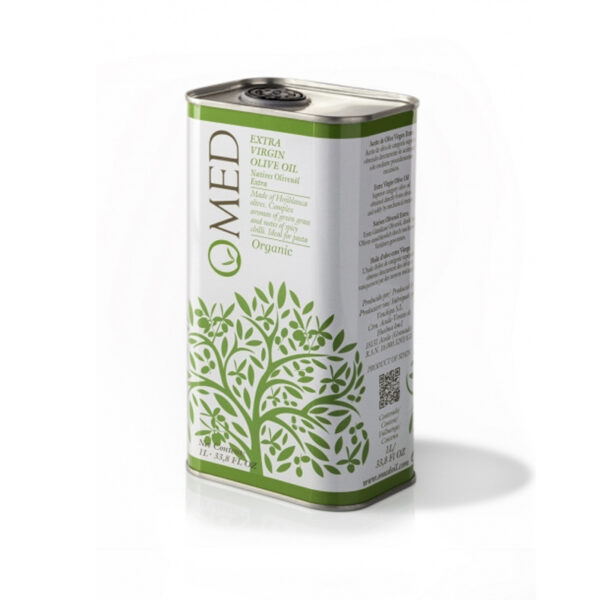 Lata aceite organico 1 litro omed