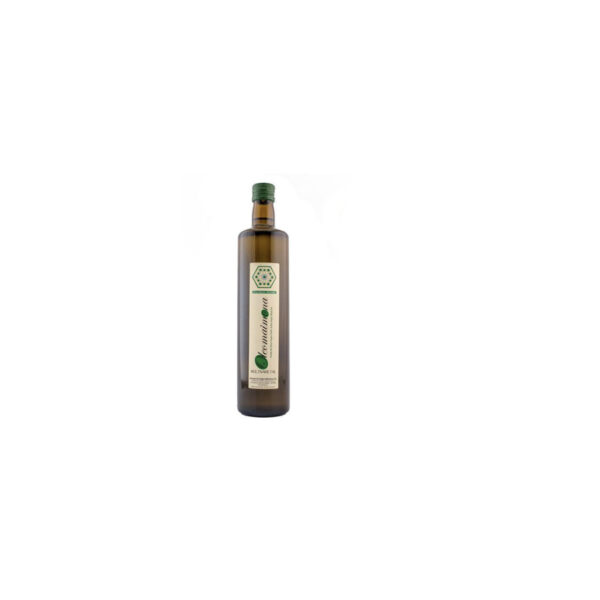 Botella 750ml Aceite ecológico Morisca,Carrasqueña y Picual