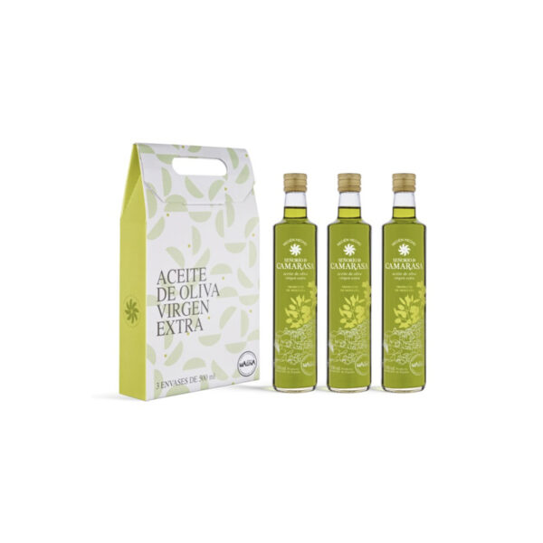 Estuche (3x500ml) AOVE Recién Hecho Señorío de Camarasa