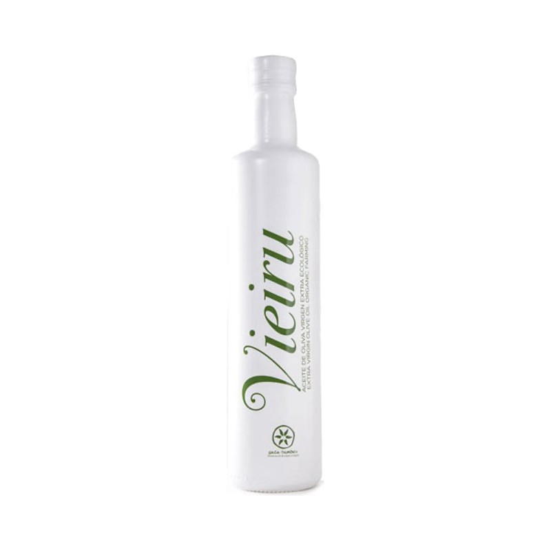 Botella AOVE Vieiru ecológico DOP Gata-Hurdes 500 ml