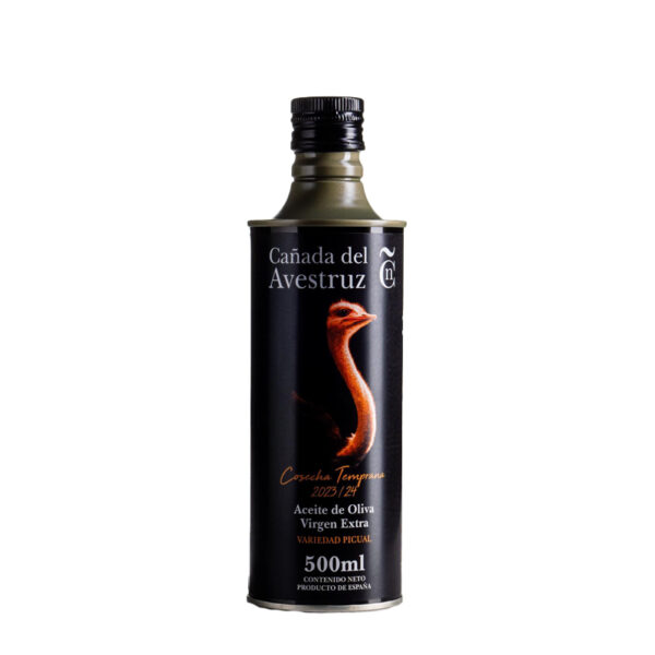 Botella lata 500ml picual Cañada del avestruz