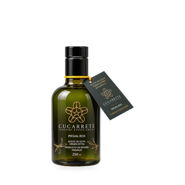 Cucarrete Picual ecológico, Botella 250 ml