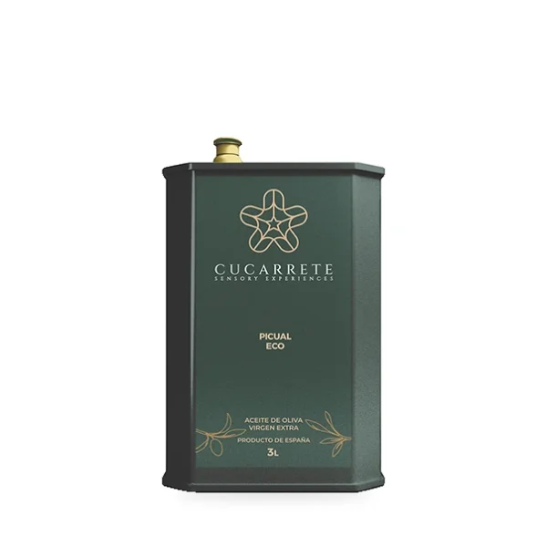 Cucarrete Picual ecológico, Lata 3 L