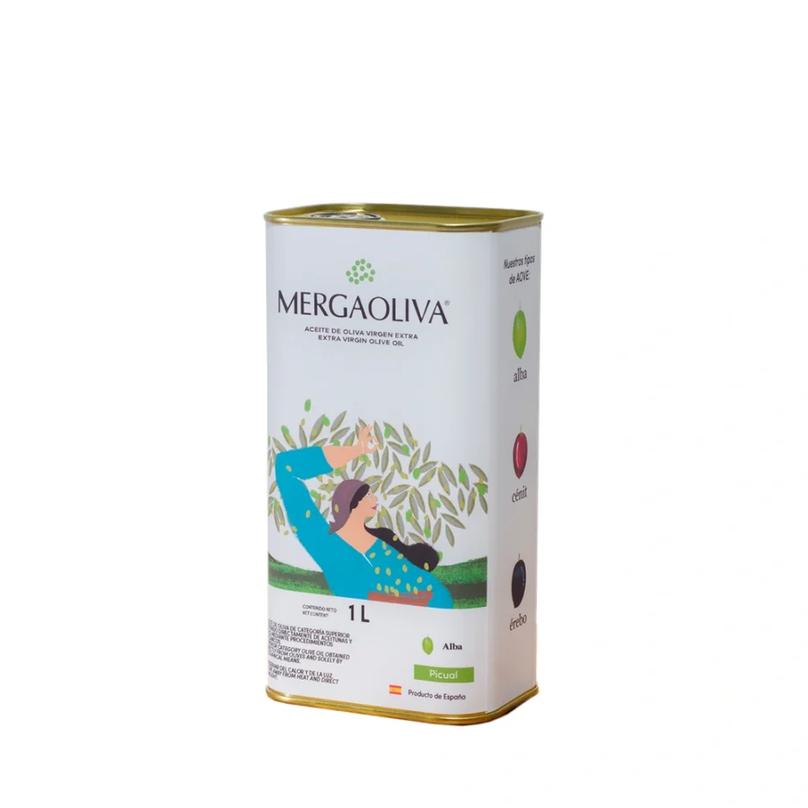 Mergaoliva ALBA Picual ecológico · Lata 1 L