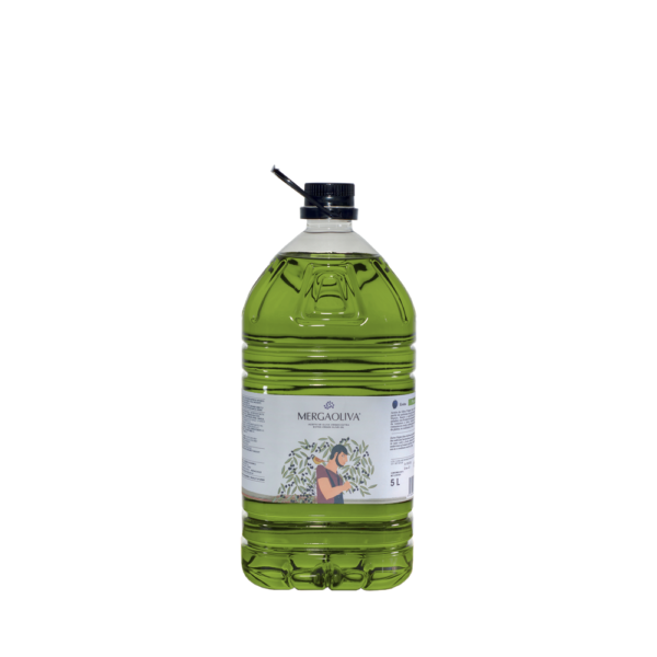 Mergaoliva ÉREBO Picual ecológico · Garrafa PET 5 L