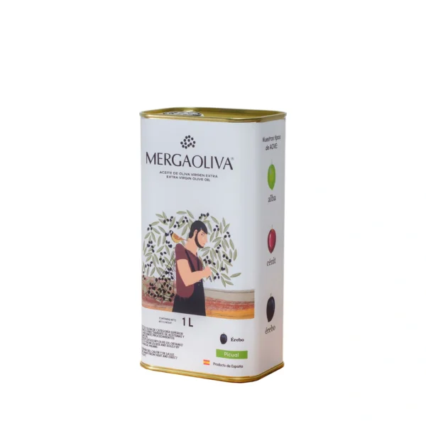 Mergaoliva ÉREBO Picual ecológico · Lata 1 L